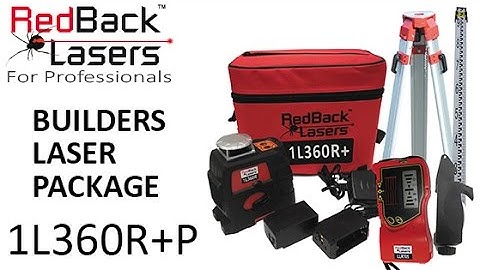 RedBack Lasers 1L360R+P - Builders Laser Package
