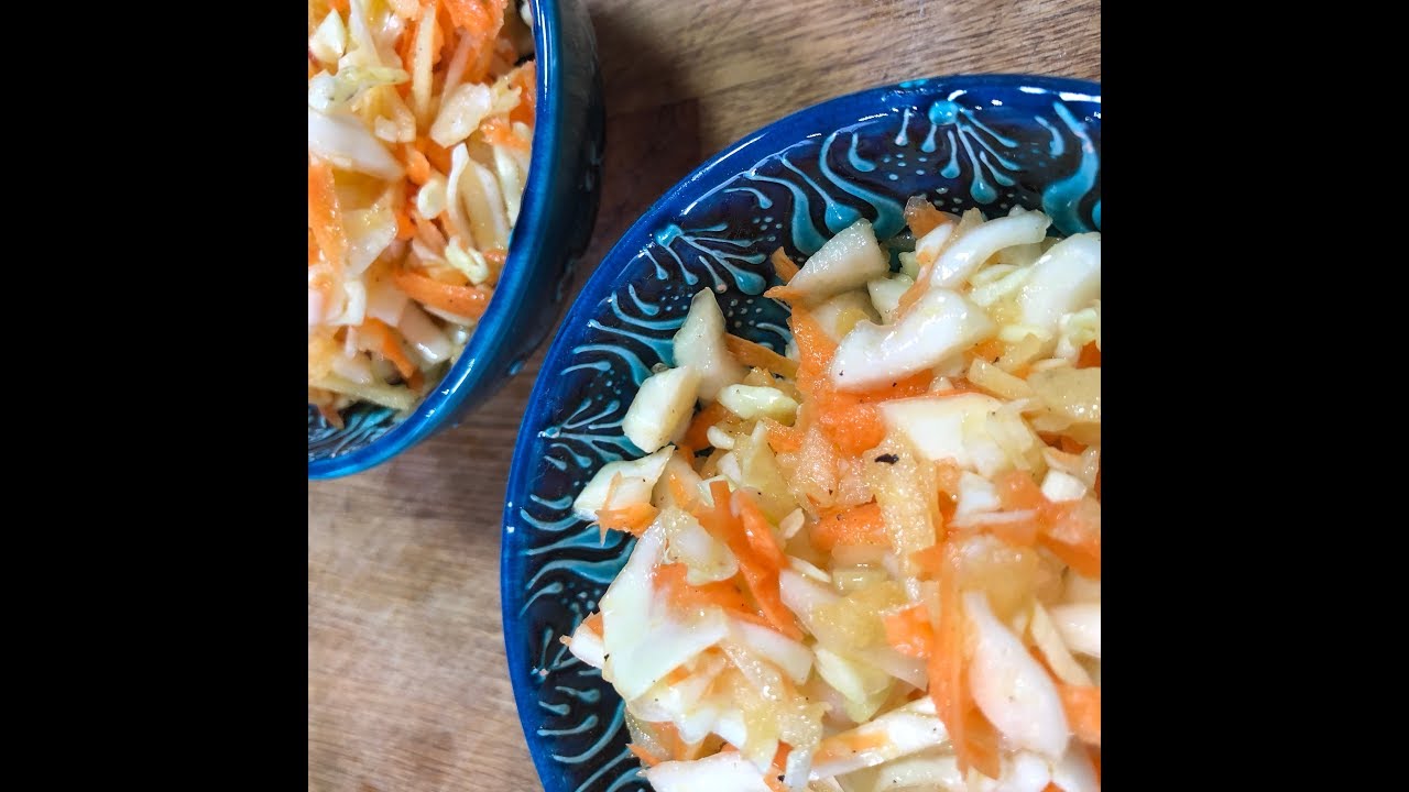 INSALATA DI CAVOLO E MELA - YouTube