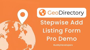 Geodirectory Stepwise Form Pro Demo