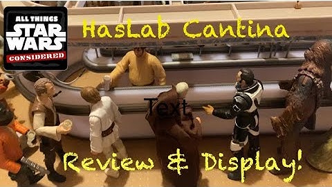 Star Wars HasLab TVC Mos Eisley Cantina w/ Deluxe Add-On! Unboxing, Review & Display!