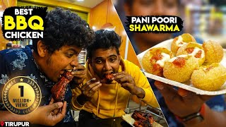 Pani Puri Shawarma and BBQ Chicken at Chicken Only Chicken, Tiruppur - Irfan's View