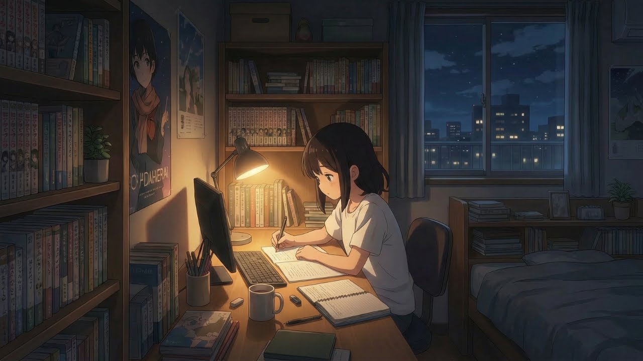 40 MIN Study With Me ☕ Lofi Jazz for Focus (No Talking) ☕  Relax, Focus & Learn Together 🌙