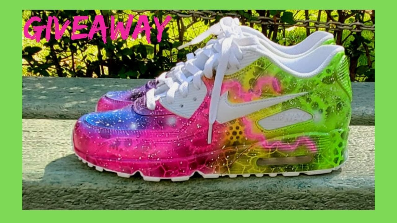 Custom AIR MAX 90!! 🎨 (Giveaway) 