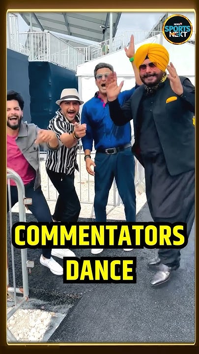 Navjot Singh Sidhu dance with Harbhajan Singh and Wasim Akram | T20 WC | #shorts - YouTube