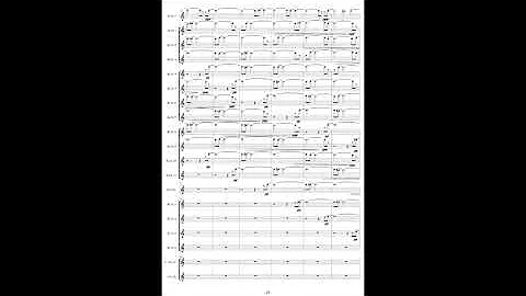Donald Yu - Rippling for Clarinet Choir (2016) [Score-Video]