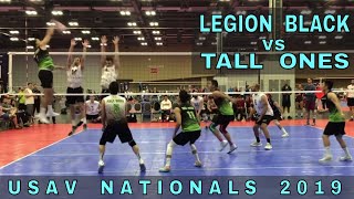 Legion Black vs Tall Ones (Day 1 Match 3) | USAV Nationals 2019