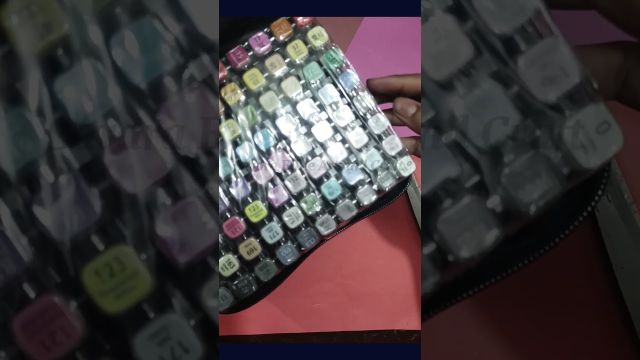 Deli Alcohol markers/80 colour markers Unboxing 😍 
