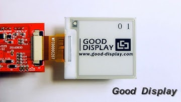 New 1.54 inch  partial refresh/fast update/no flicker update E-paper display GDEP015OC1