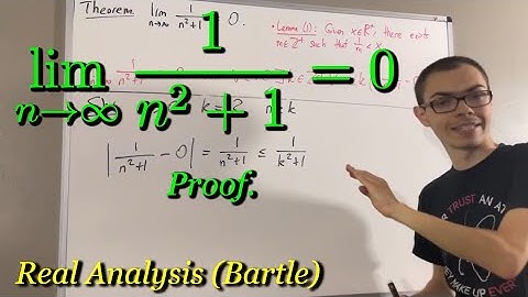 Limit of 1/(n^2 + 1) = 0 (Proof) [ILIEKMATHPHYSICS]
