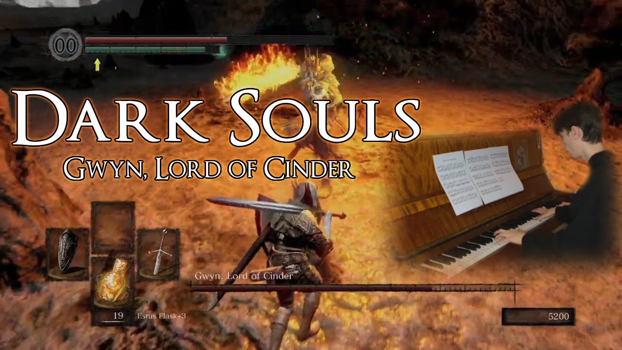 Dark Souls - Gwyn, Lord of Cinder (Acoustic piano cover)