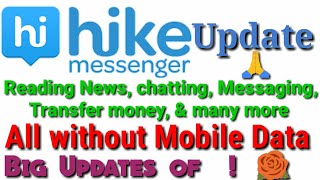 Hike updates  transfer money  read news chatting - all without mobile data screenshot 5