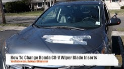 How To Change Honda CR-V Wiper Blade Inserts