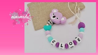 DIY. Cómo Hacer un Chupetero Personalizado // How to Make a Personalized Pacifier