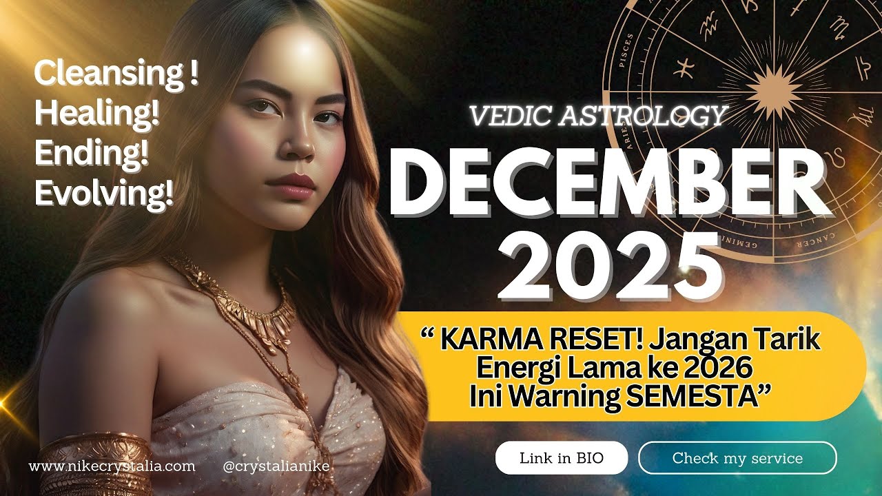🔥DECEMBER 2025 KARMA RESET 💗| Jangan Tarik Energi Lama ke 2026 Cleansing, Healing, Ending, Evolving!