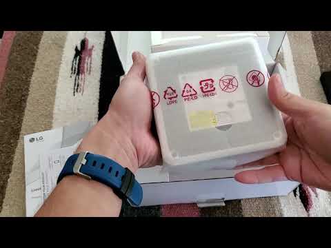 LG PH30N Projector Unboxing, settings, video preview