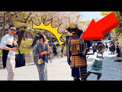 #2 SAMURAI Mannequin Prank in Kyoto Japan