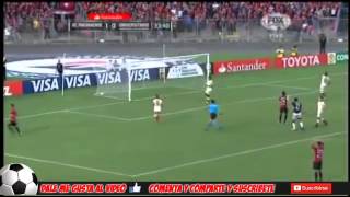 Increible GOL FAIL Sin arquero Atletico paranaense vs Universitario 3-0 Copa Libertadores 2014 screenshot 1