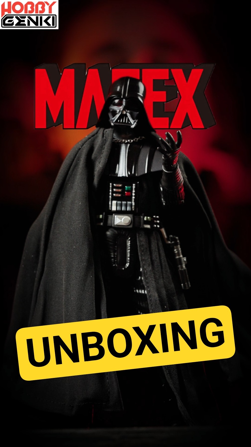 Incredible! MAFEX DARTH VADER Obi-Wan Kenobi action figure! - YouTube