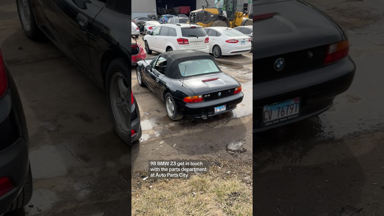 Its not everyday that a BMW Z3 shows up at the junkyard! 