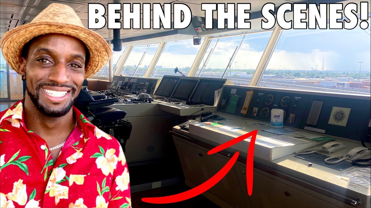 Bridge View Of Cruise Ship Sail-Away (Bahamas Paradise Grand Classica)