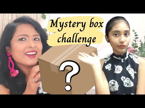 MYSTERY BOX CHALLENGE Ft. @Neeti&rsquo;s World  | Amazon Shopping haul