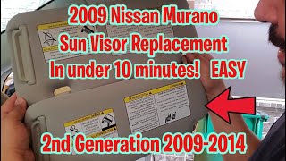 2009-2014 Nissan Murano (2nd Generation) Sun Visor Replacement