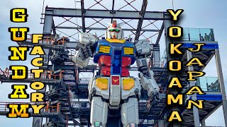 [4k] GUNDAM ROBOT in JAPAN || GUNDAM FACTORY YOKOHAMA 🤖
