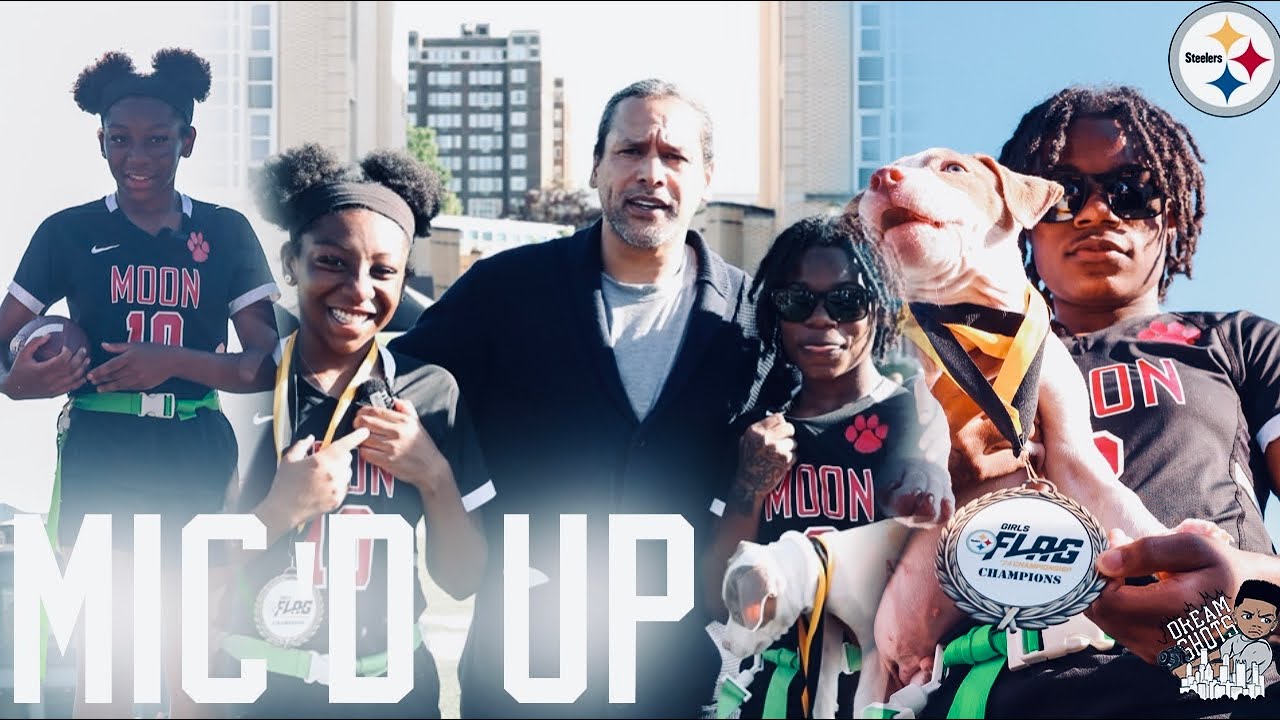 Back2Back 🏆” Steelers “ Girls Flag Championship 2024 ( Mic’d Up f. Charity x Shay ) Moon Area Tigers