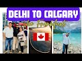 Delhi  to calgary  via frankfurt  my longest vlog  full journey  full details