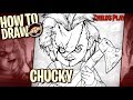 How to Draw CHUCKY THE DOLL (Child's Play Movie Franchise) | Narrated Easy Step-by-Step Tutorial