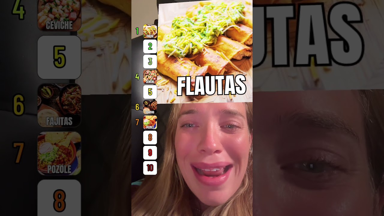Blind ranking Mexican foods 🇲🇽