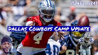 Dallas Cowboys Camp Update After Day 4
