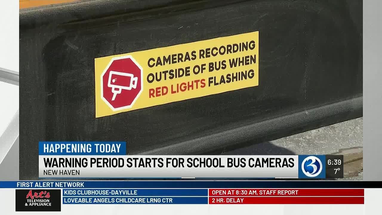 New Haven school buses get surveillance cameras to catch illegal ...