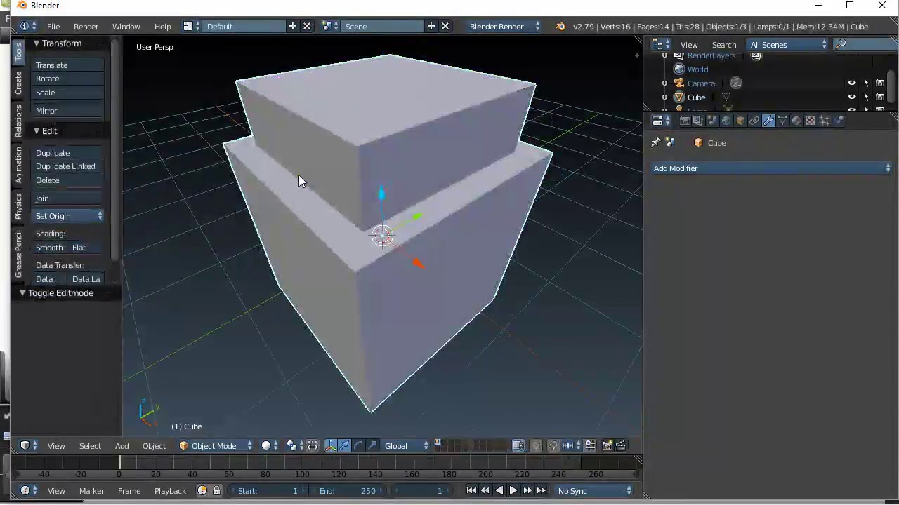 Blender Bevel Modifier - YouTube