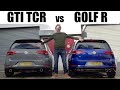 VW GOLF GTI TCR vs GOLF R! Which is THE BEST hot hatch?!