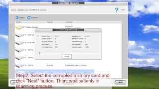 Free corrupted memory card stick recovery