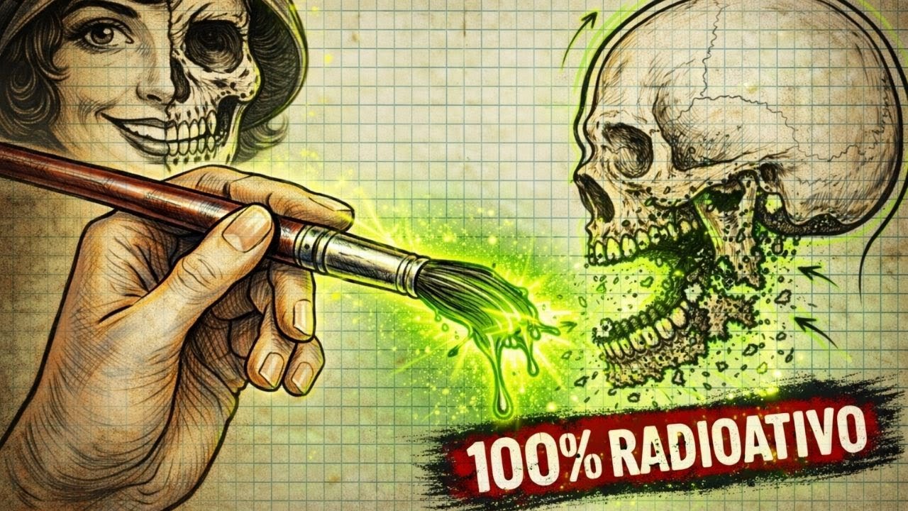 O pincel radioativo que DERRETEU OSSOS - Radium Girls