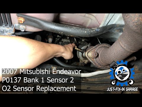 2007 Mitsubishi Endeavor P0137 - Bank 1 Sensor 2 - O2 Sensor Replacement