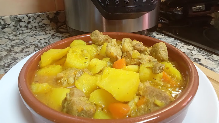 GUISO DE PATATAS CON CARNE , receta paso a paso con un sabor espectacular 😋 hecha en olla GM