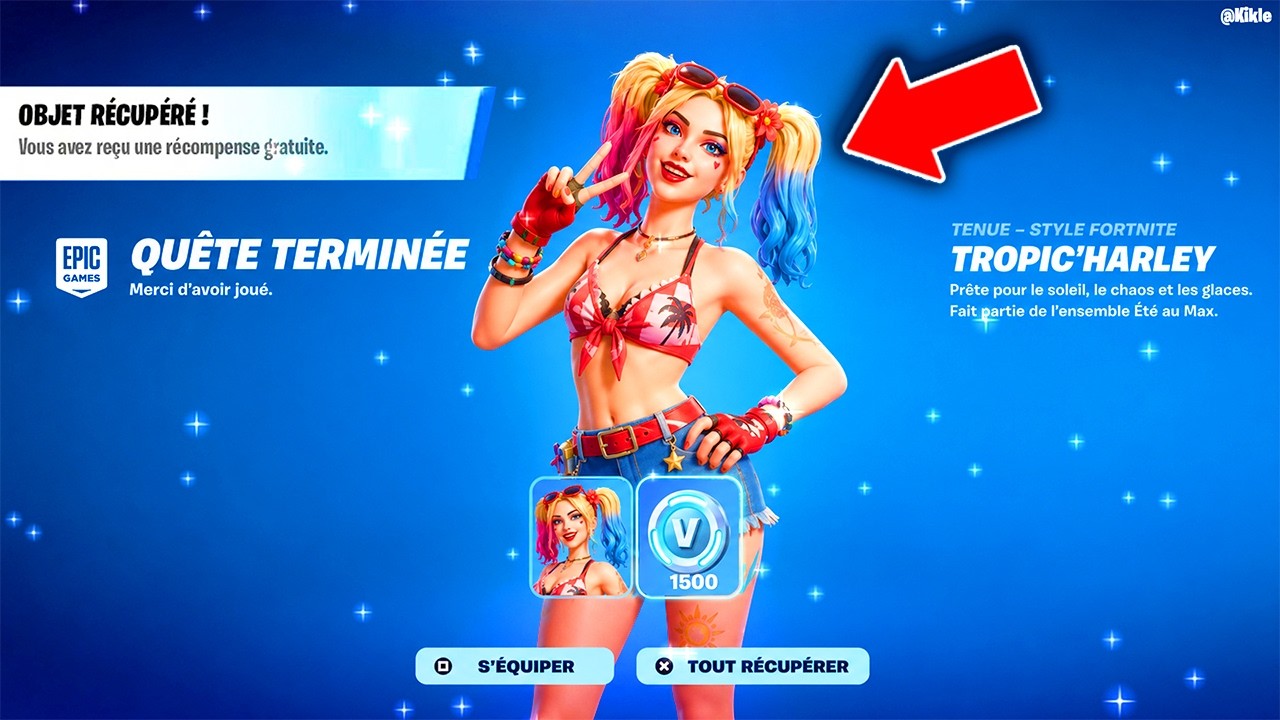NOUVEAU SKIN à 0 V-BUCKS sur Fortnite !!