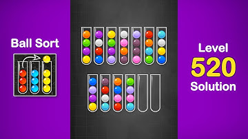 Ball Sort Puzzle Solution Level 520