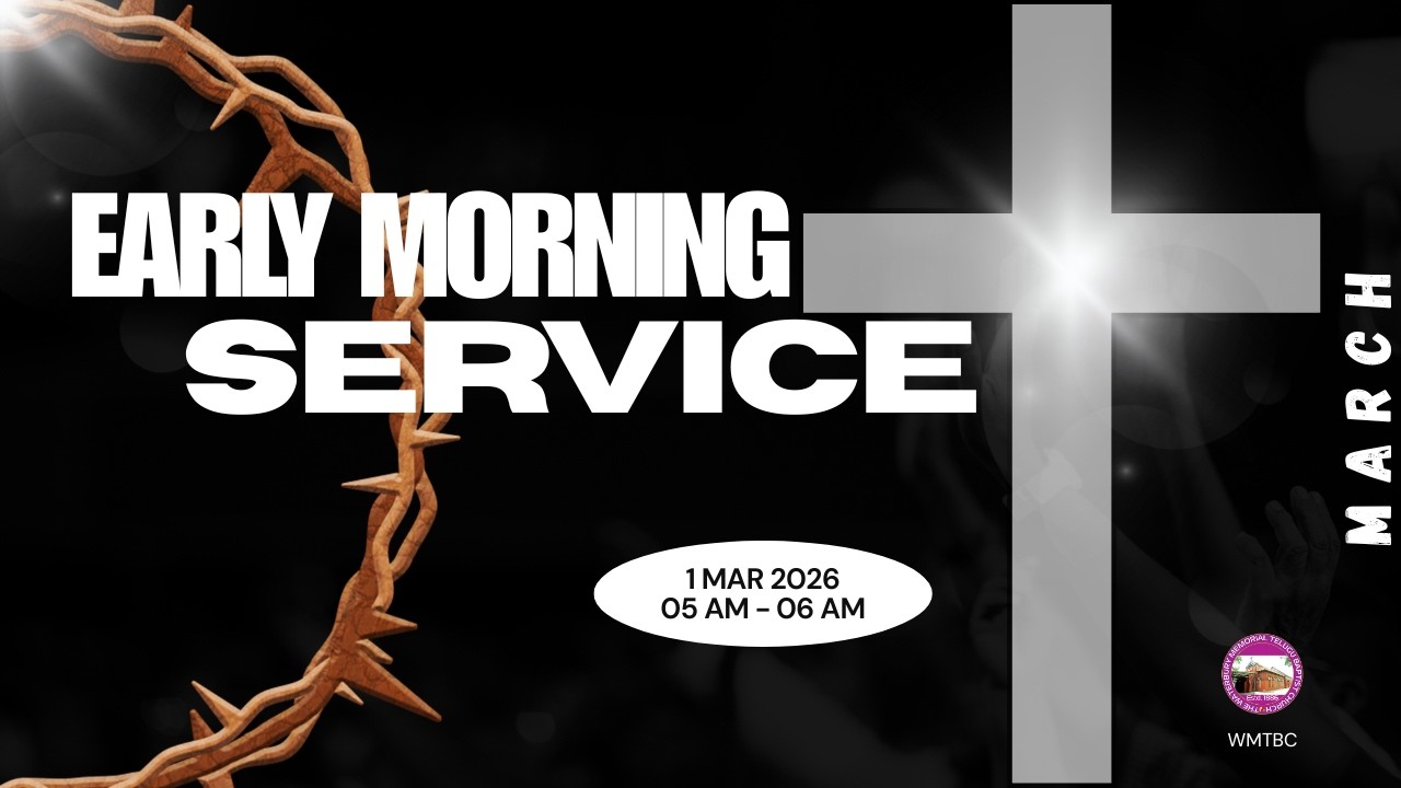Early Morning Service|| 01-03-2026 || MARCH ||  WMTBC