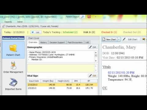 How to Use Mchart EMR: CHARTING FUNCTIONS
