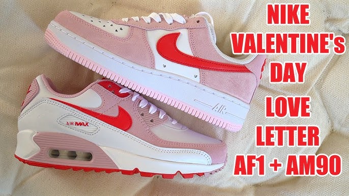 Nike Air Force 1 Air Max 90 Valentine S Day 21 Love Letter Pack Review 6 Onfeet Resell Youtube