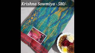 High quality soft shining cotton base saree collection | small border with contrast blouse screenshot 5