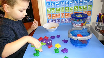 I&K Learning Resources Counter Bears & Hand Tool - Fine Motor Skills Activity