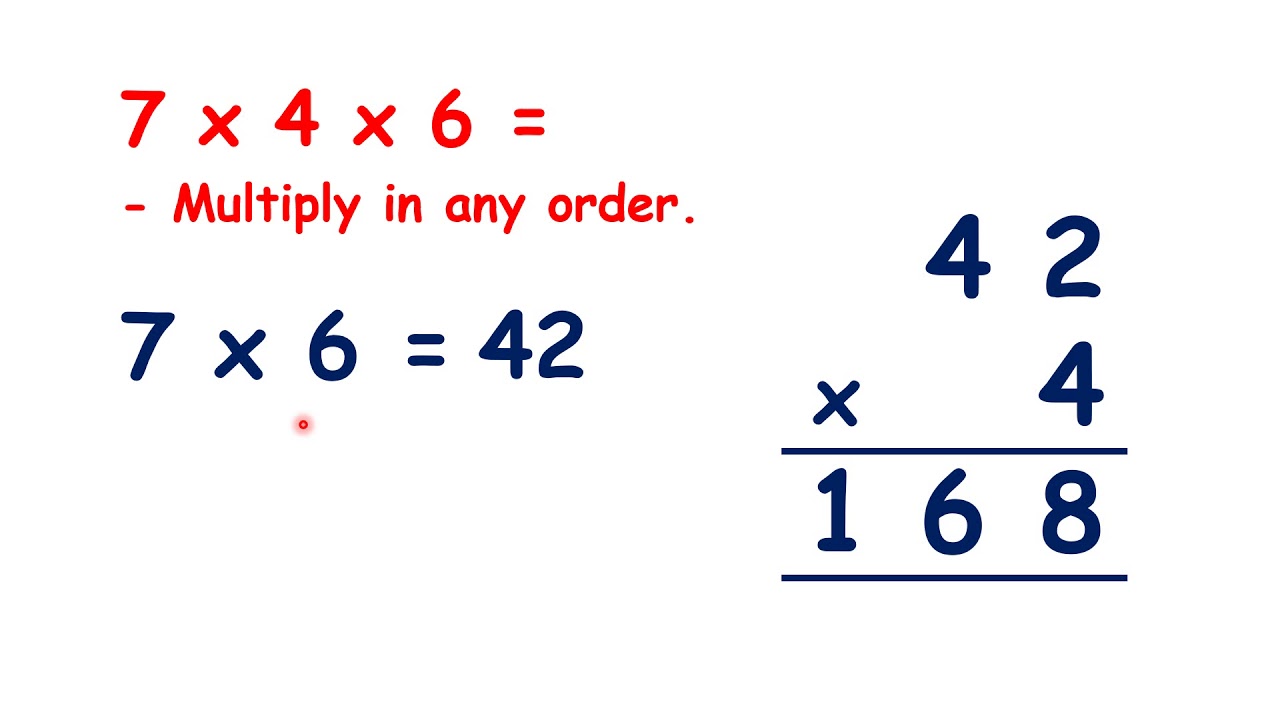 How To Multiply 3 Numbers Together