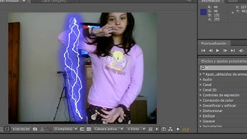 Como hacer el efecto relampago en after effects