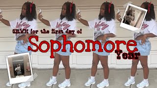 GRWM FOR THE FIRST DAY OS SOPHOMORE YEAR🤪🎀🌈🩷🥰