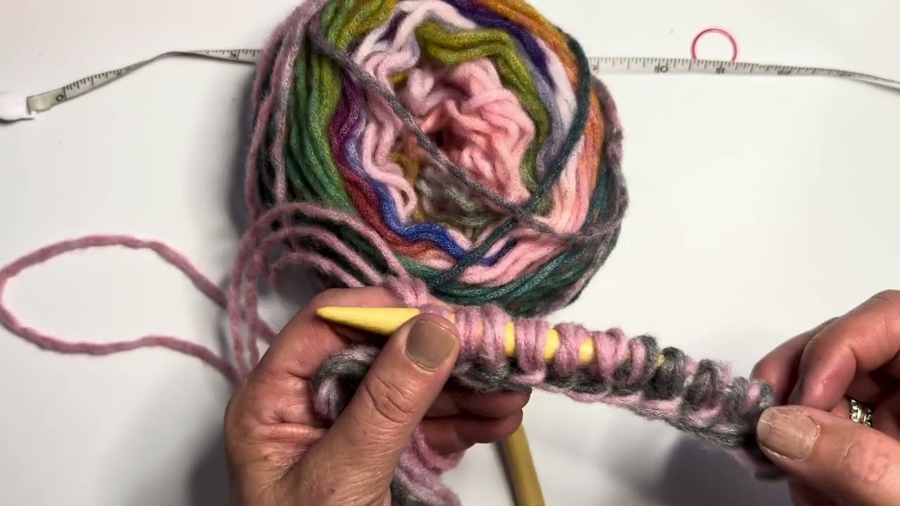 How to knit 3 ply from one skein